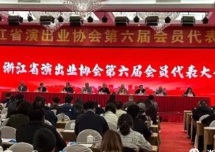 浙江省演出业协会第六届会员代表大会召开